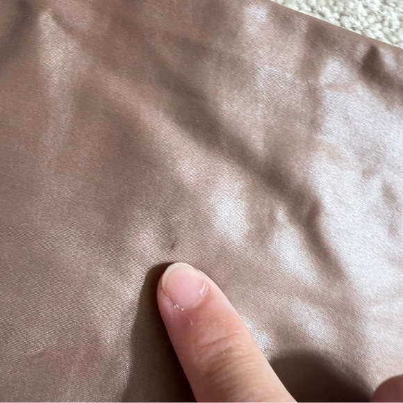 🔴 $5 Sale Solitaire Pull On Tan Metallic Jeggings  NWT - Picture 9 of 9